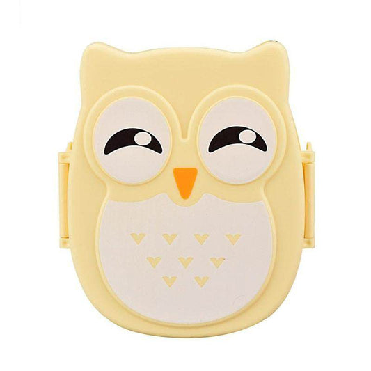 Owl Shape Kids Lunch Box Microwave Safe - Mubimart