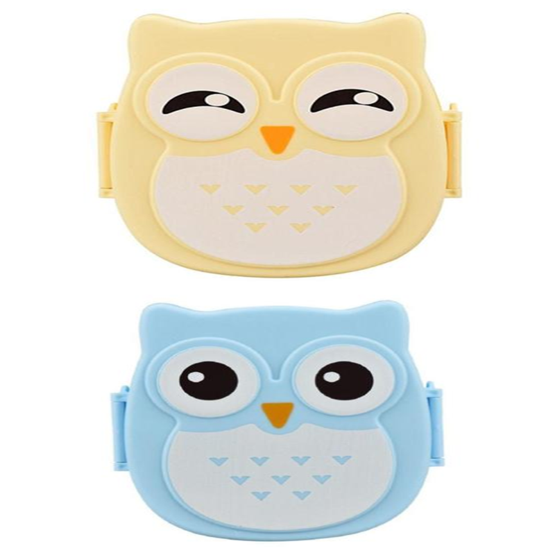 Owl Shape Kids Lunch Box Microwave Safe - Mubimart -  