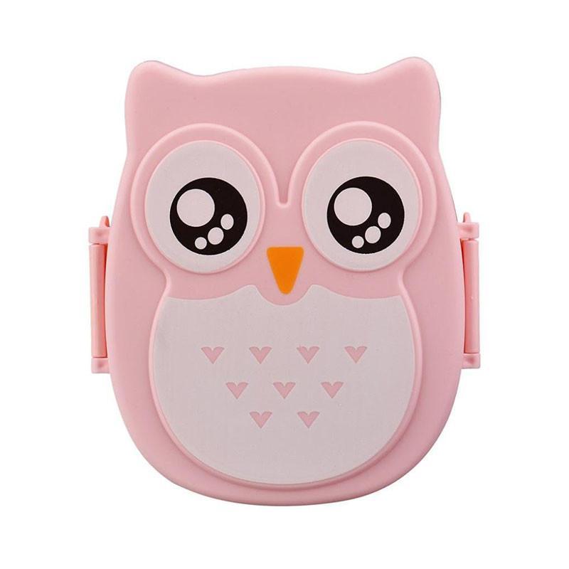 Owl Shape Kids Lunch Box Microwave Safe - Mubimart -  