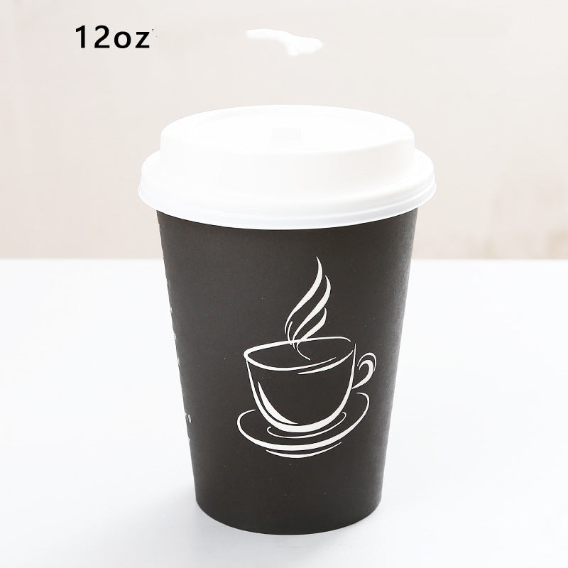 Oz Disposable Thickened Paper Cup Of Coffee - Mubimart -  