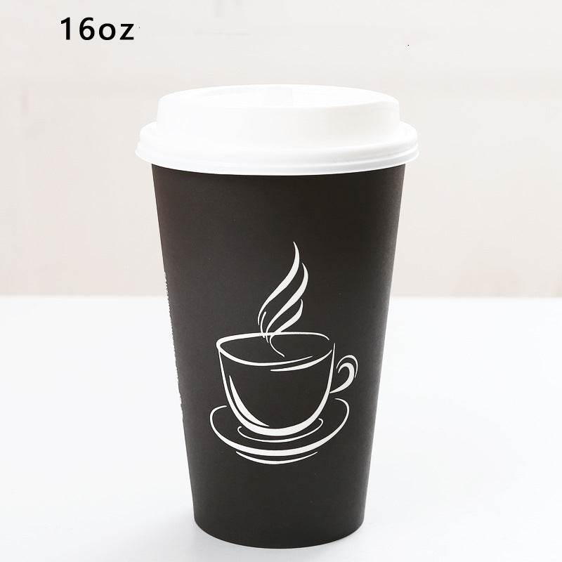 Oz Disposable Thickened Paper Cup Of Coffee - Mubimart