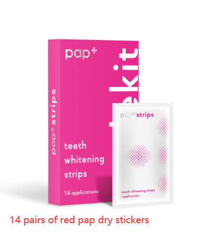 PAP Teeth Whitening Strips 7 Pairs - Mubimart -  