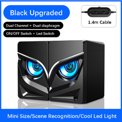 PC Gaming Speakers, 2.0 Channel Stereo Desktop Computer Sound Bar Speakers - Mubimart -  