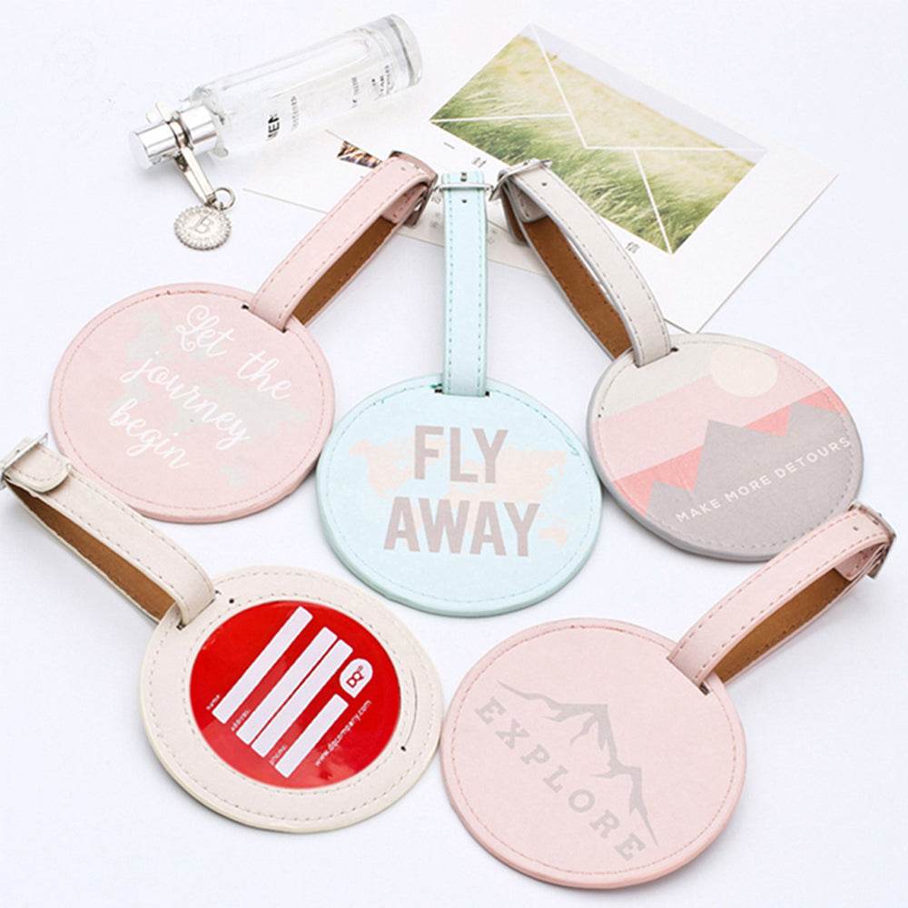 PU printed luggage tag - Mubimart