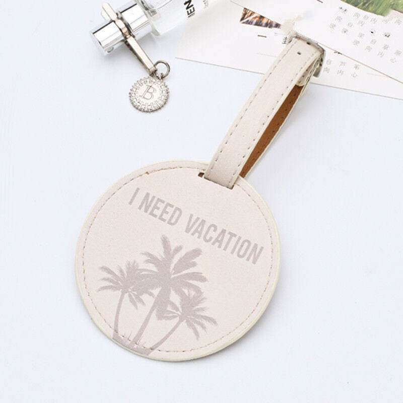 PU printed luggage tag - Mubimart