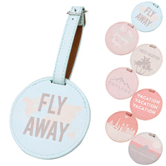 PU printed luggage tag - Mubimart - Luggage Tag 