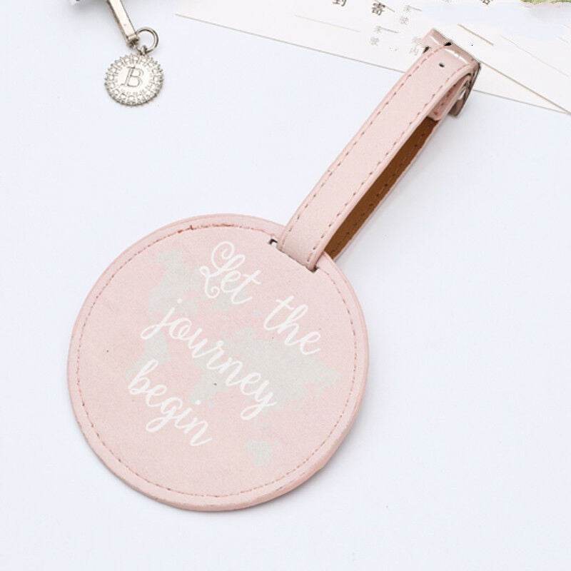 PU printed luggage tag - Mubimart