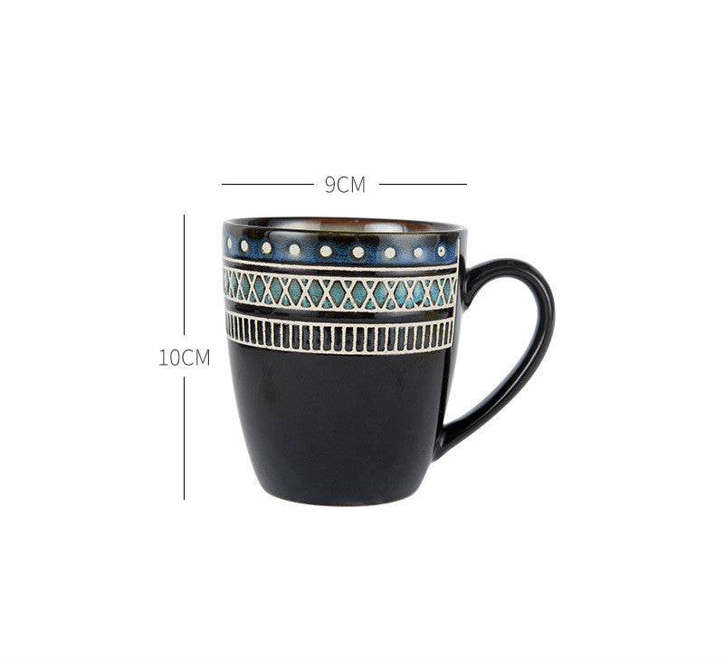 Painted Ceramic Eating Bowl Household Soup Bowl - Mubimart