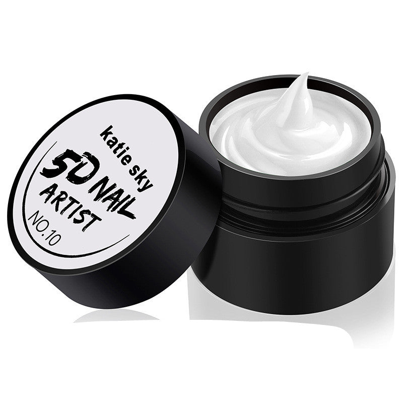 Painted Metal Painted Glue 5D Three-dimensional Nail Phototherapy Pull Line Nail Polish Glue - Mubimart -  