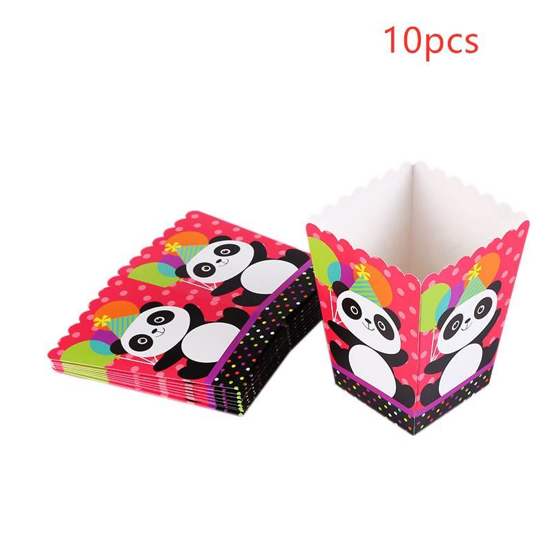 Panda children's birthday holiday party atmosphere supplies - Mubimart