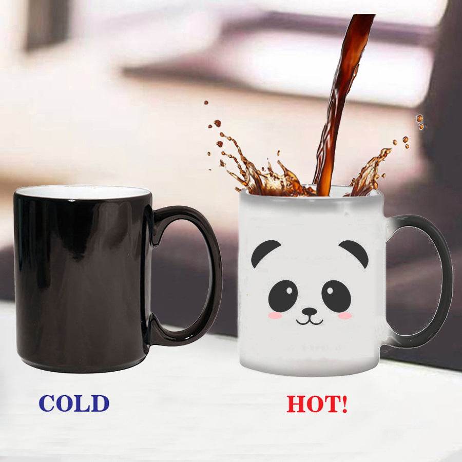 Panda discoloration mug coffee cup - Mubimart