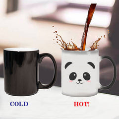 Panda discoloration mug coffee cup - Mubimart - Coffee Mug 