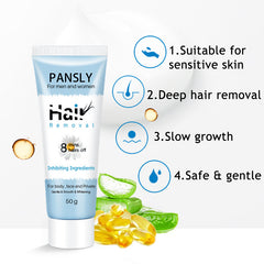 Pansly Hair Removal Cream 50g leg Hair Armpit Hair Lip Hair - Mubimart -  