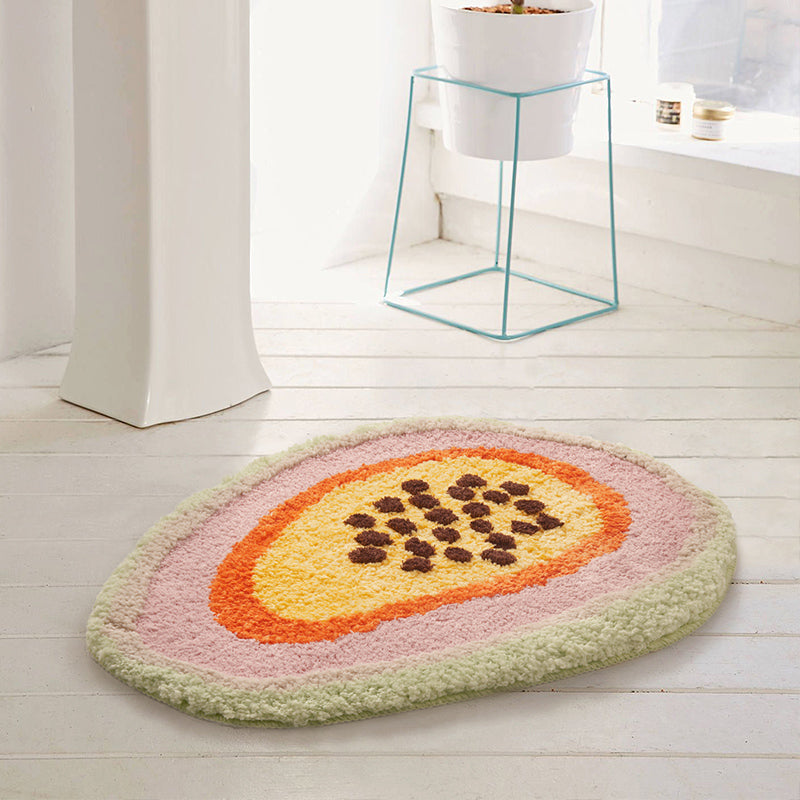 Papaya bathroom mat - Mubimart -  