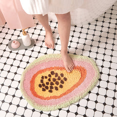 Papaya bathroom mat - Mubimart - Bathroom mat 