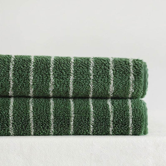 Parent-child Large Rhombus Striped Long-staple Cotton Yarn-dyed Household Towels Bath - Mubimart