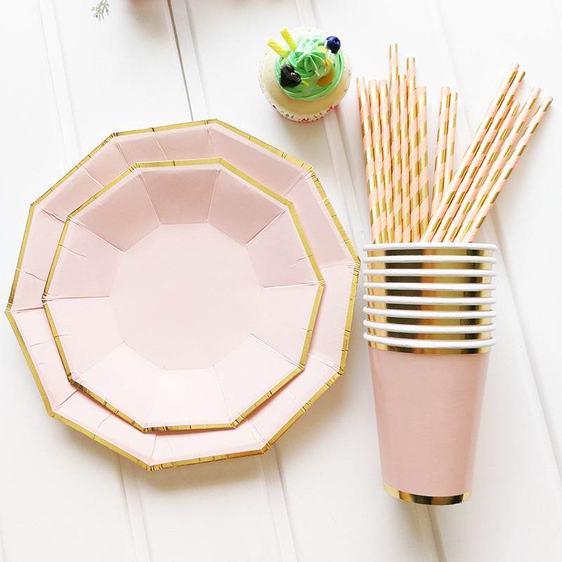 Party tray, straw cake tray - Mubimart