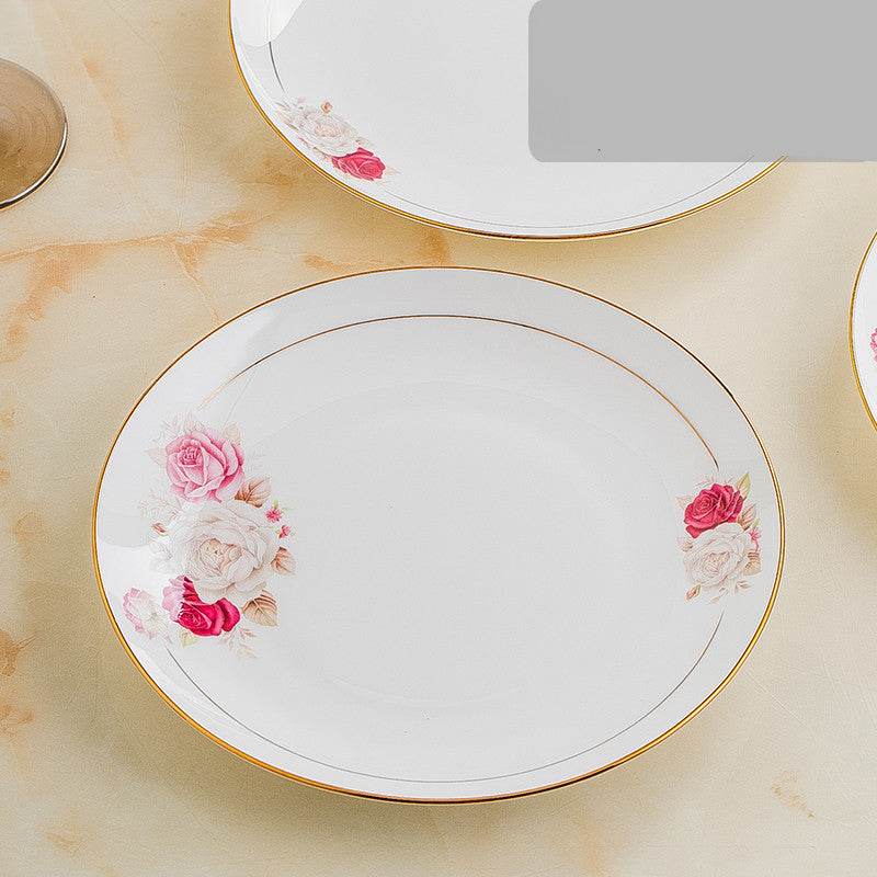 Pasta Plate, Porcelain Plate, Shallow Plate, Cold Dish Plate - Mubimart
