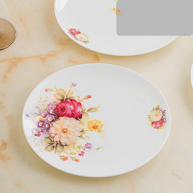 Pasta Plate, Porcelain Plate, Shallow Plate, Cold Dish Plate - Mubimart