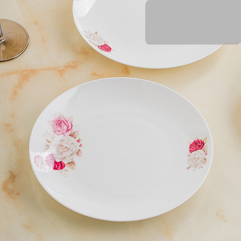 Pasta Plate, Porcelain Plate, Shallow Plate, Cold Dish Plate - Mubimart -  