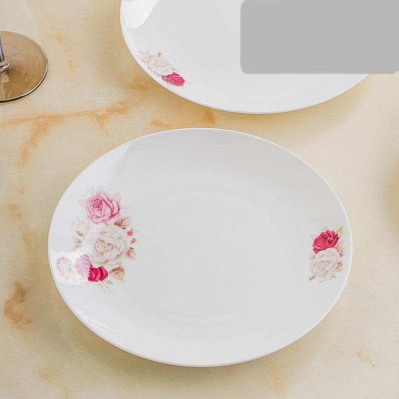 Pasta Plate, Porcelain Plate, Shallow Plate, Cold Dish Plate - Mubimart