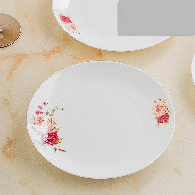 Pasta Plate, Porcelain Plate, Shallow Plate, Cold Dish Plate - Mubimart