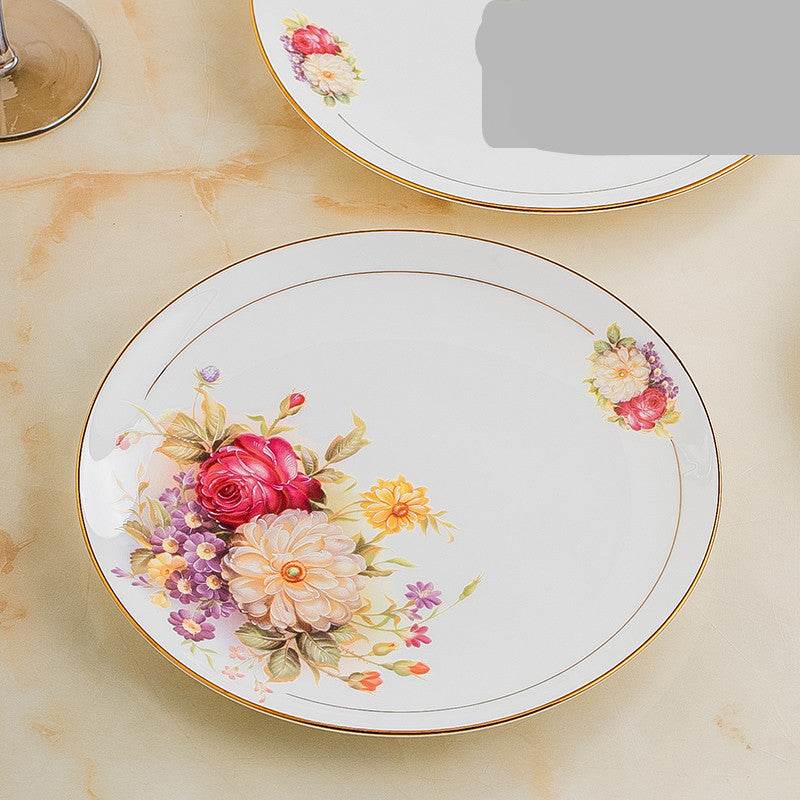Pasta Plate, Porcelain Plate, Shallow Plate, Cold Dish Plate - Mubimart