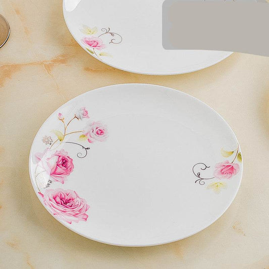 Pasta Plate, Porcelain Plate, Shallow Plate, Cold Dish Plate - Mubimart