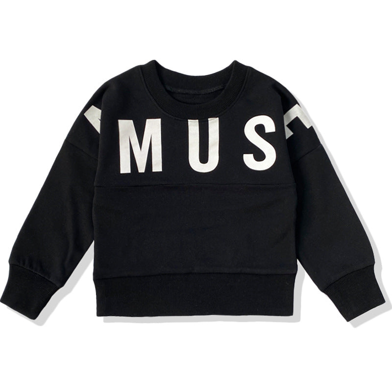 Patchwork pullover sweater - Mubimart - Boy Sweatshirts 