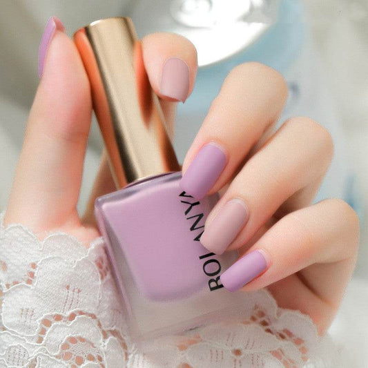 Peelable Nail Polish Matte Matte Nail Polish Odor-Free Water-Based Nail Polish Candy Color Nail Polish - Mubimart