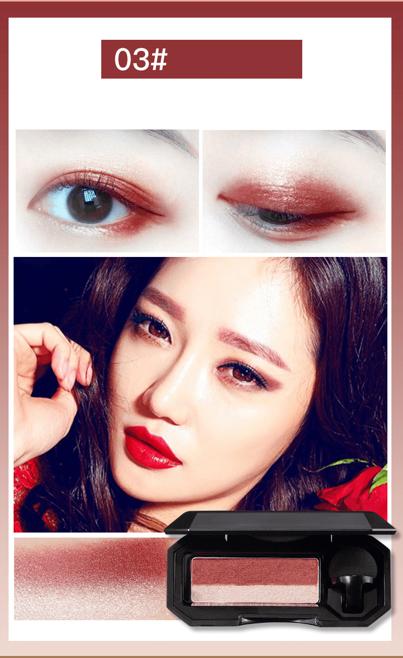 Perfect Dual-Color Eyeshadow - Mubimart