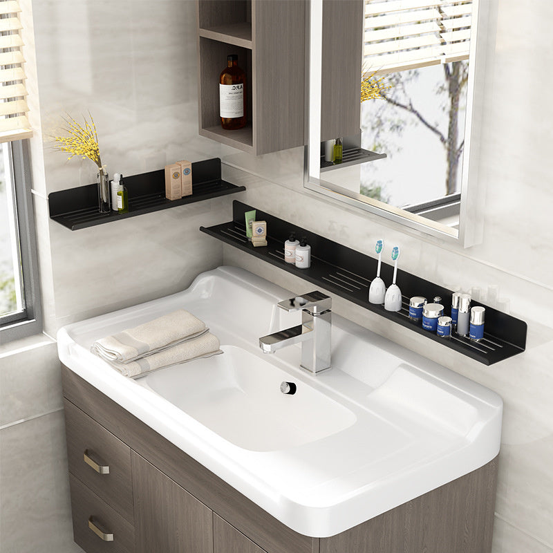 Perforation-free Bathroom Faucet Drainage Shelf - Mubimart -  