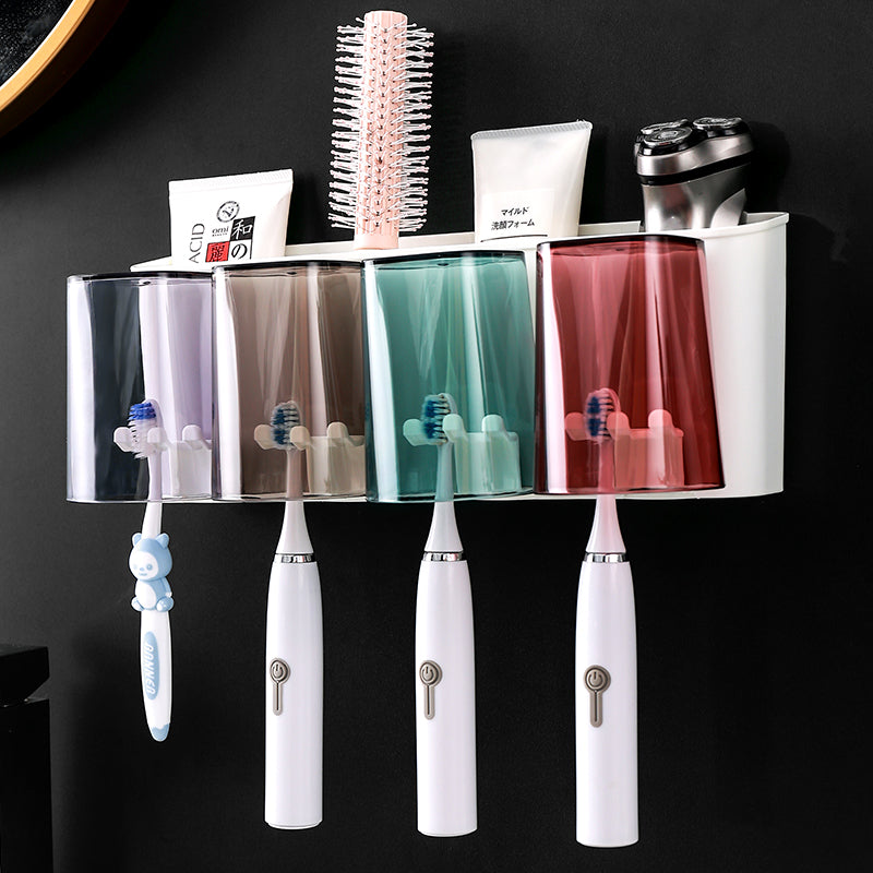 Perforation-free Toothbrush Shelf Shelf - Mubimart -  