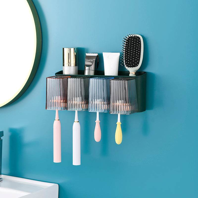 Perforation-free Toothbrush Shelf Shelf - Mubimart
