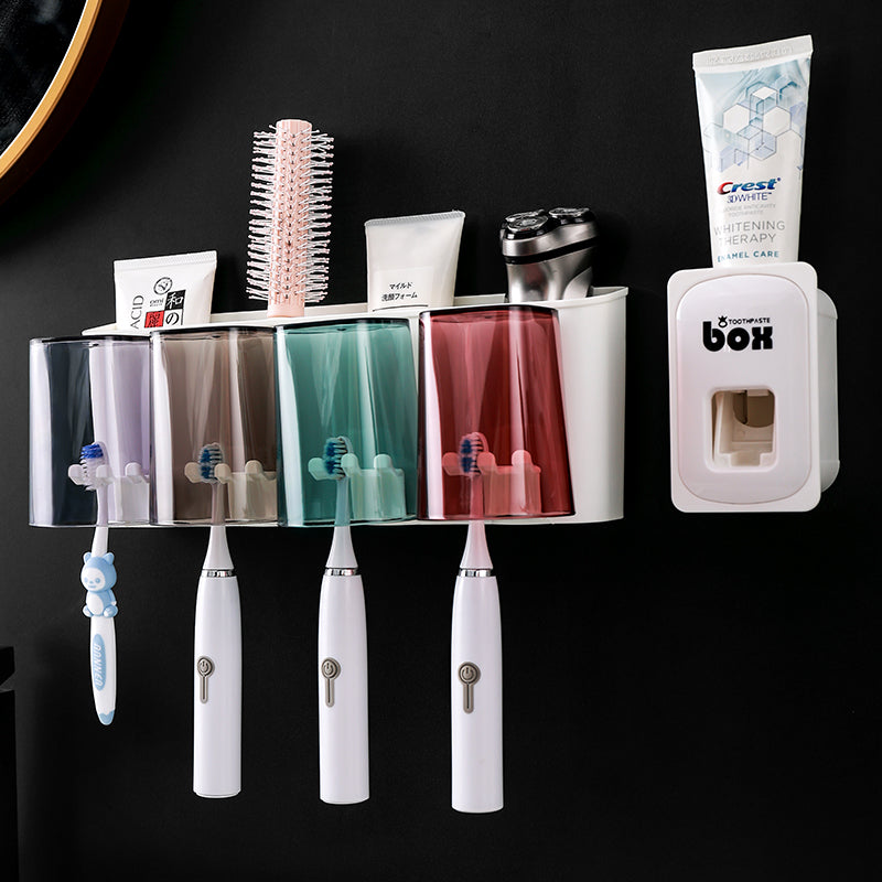 Perforation-free Toothbrush Shelf Shelf - Mubimart -  