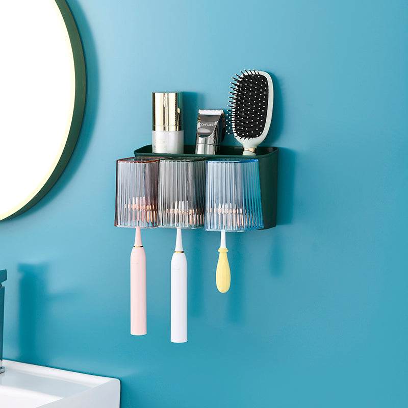 Perforation-free Toothbrush Shelf Shelf - Mubimart