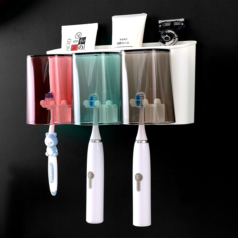 Perforation-free Toothbrush Shelf Shelf - Mubimart -  