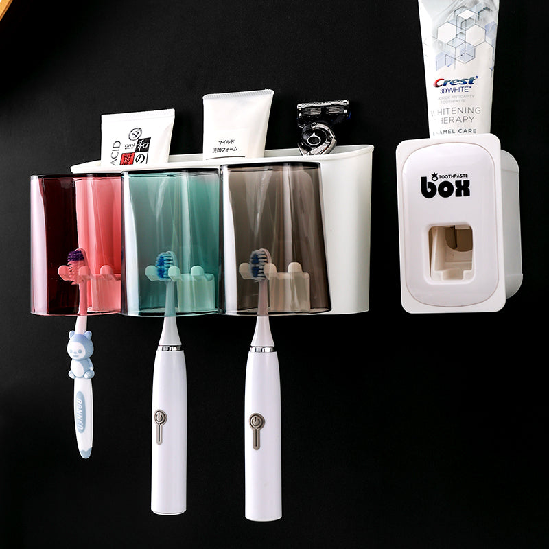 Perforation-free Toothbrush Shelf Shelf - Mubimart -  