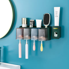 Perforation-free Toothbrush Shelf Shelf - Mubimart - Shower caddy 