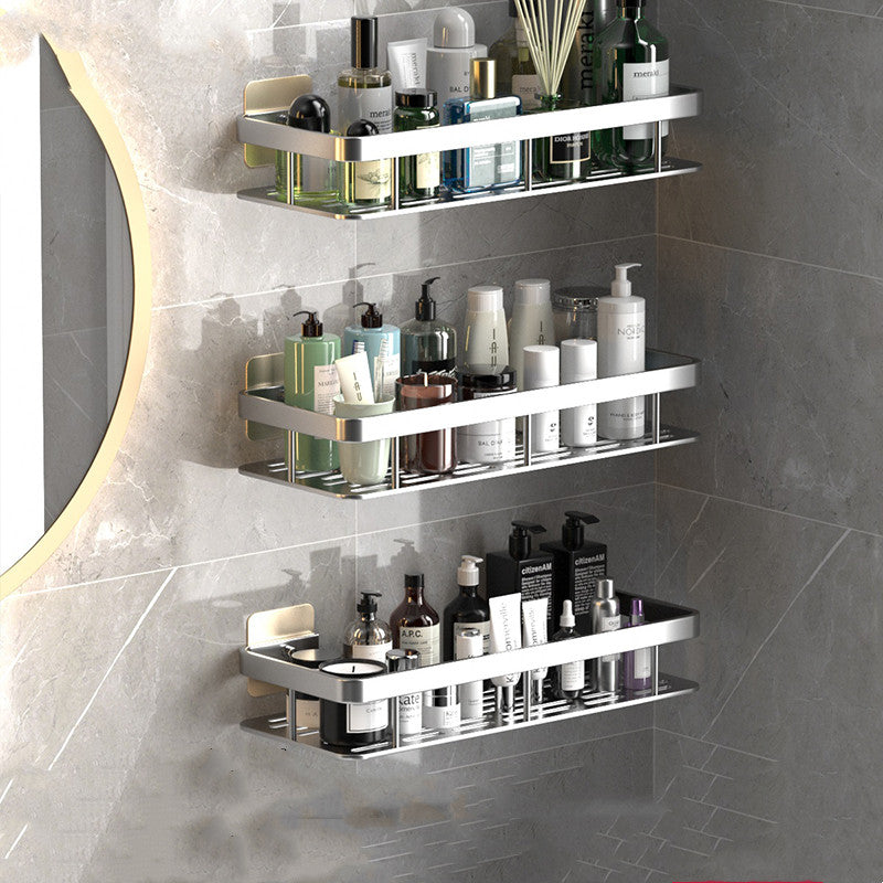 Perforation-free Wall-mounted Bathroom Shelf For Bathroom Storage - Mubimart -  