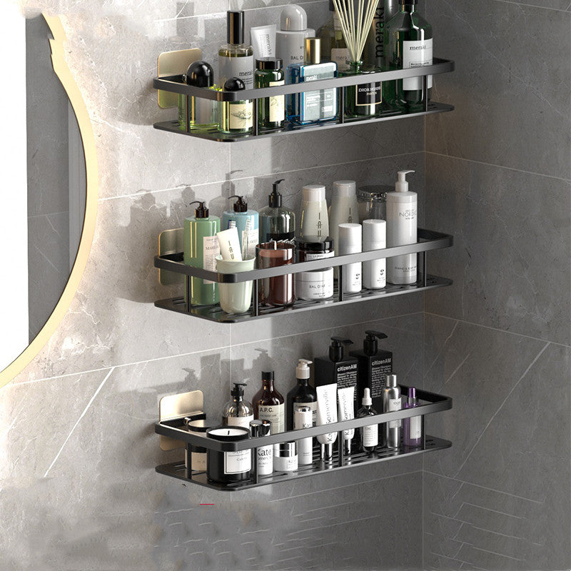 Perforation-free Wall-mounted Bathroom Shelf For Bathroom Storage - Mubimart -  