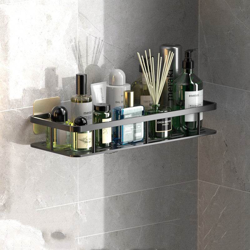 Perforation-free Wall-mounted Bathroom Shelf For Bathroom Storage - Mubimart