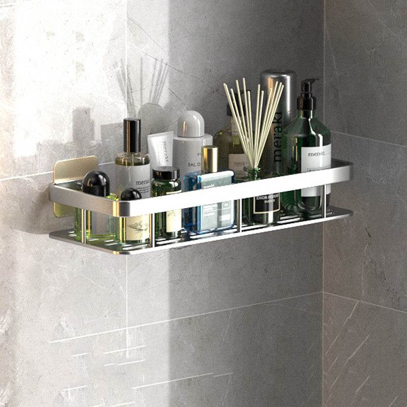 Perforation-free Wall-mounted Bathroom Shelf For Bathroom Storage - Mubimart