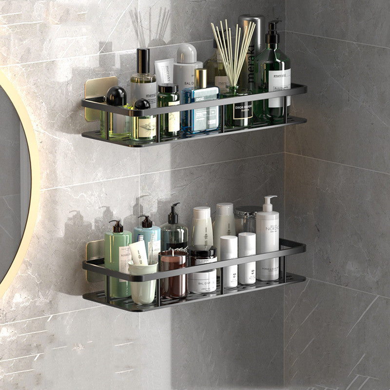 Perforation-free Wall-mounted Bathroom Shelf For Bathroom Storage - Mubimart -  