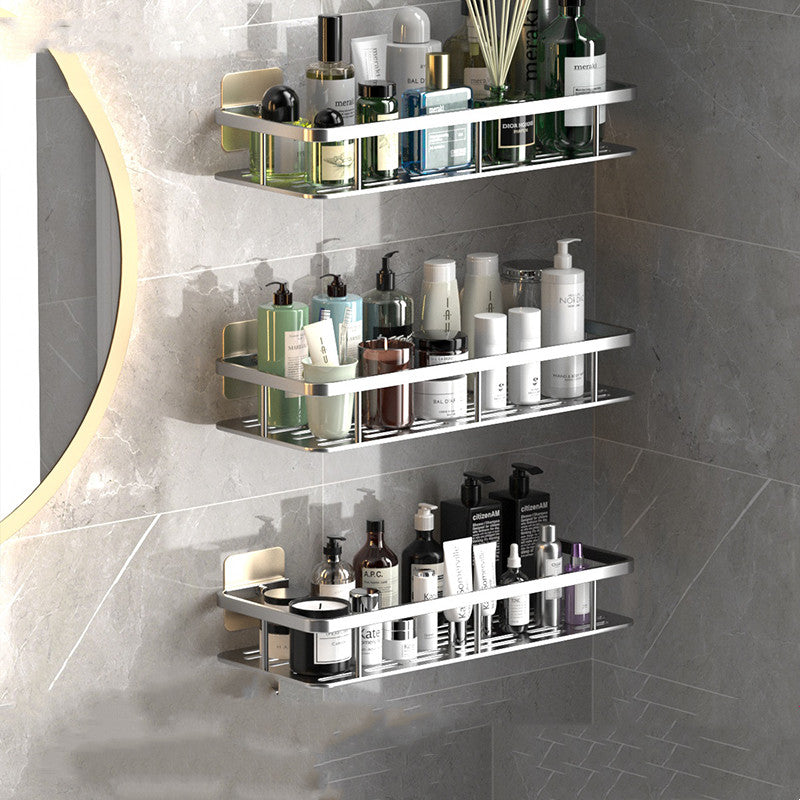 Perforation-free Wall-mounted Bathroom Shelf For Bathroom Storage - Mubimart -  