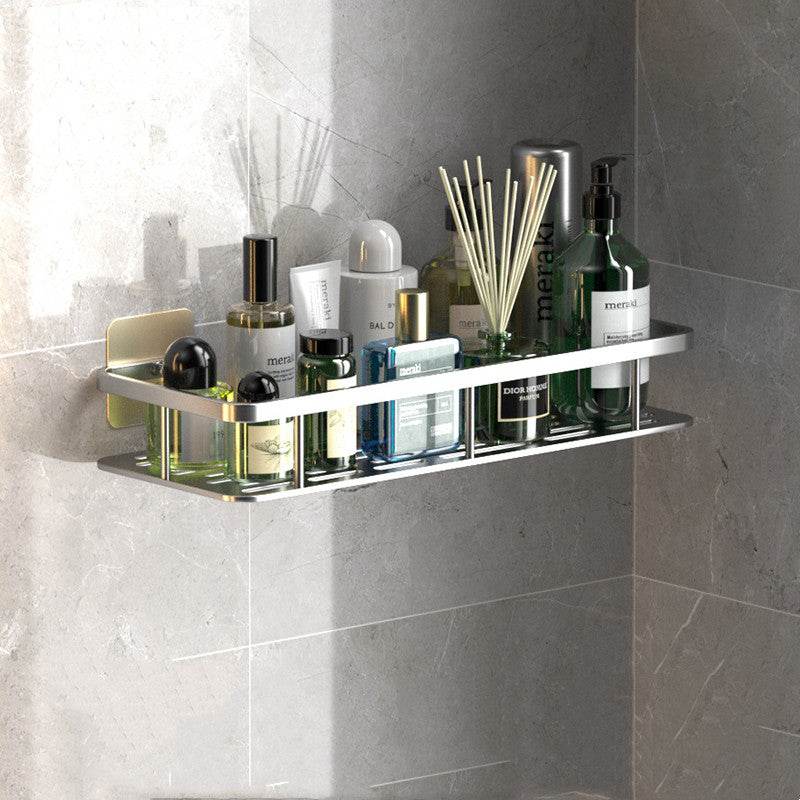 Perforation-free Wall-mounted Bathroom Shelf For Bathroom Storage - Mubimart