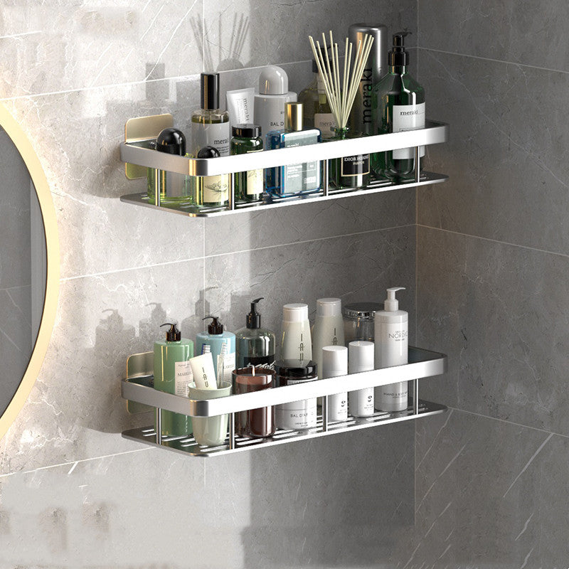 Perforation-free Wall-mounted Bathroom Shelf For Bathroom Storage - Mubimart - Shower caddy 