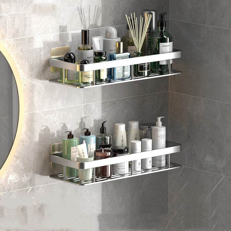Perforation-free Wall-mounted Bathroom Shelf For Bathroom Storage - Mubimart