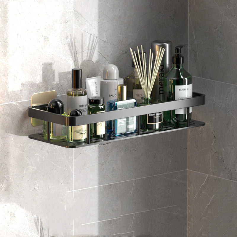 Perforation-free Wall-mounted Bathroom Shelf For Bathroom Storage - Mubimart -  