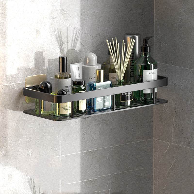 Perforation-free Wall-mounted Bathroom Shelf For Bathroom Storage - Mubimart